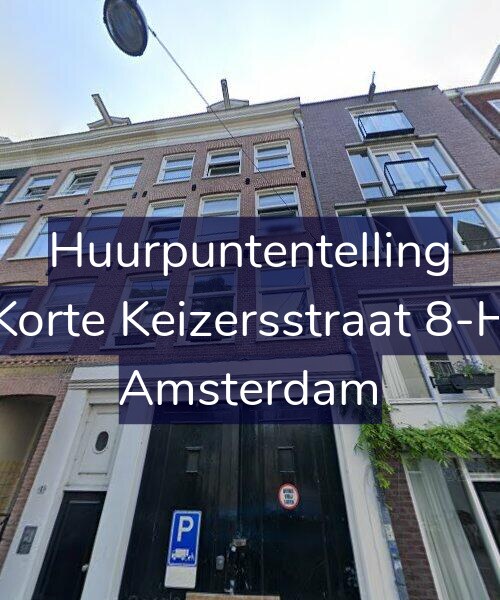 Foto gevel Huurpuntentelling voor Korte Keizersstraat 8-H, Amsterdam