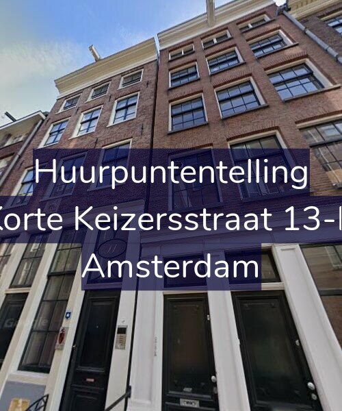 Foto gevel Huurpuntentelling voor Korte Keizersstraat 13-B, Amsterdam