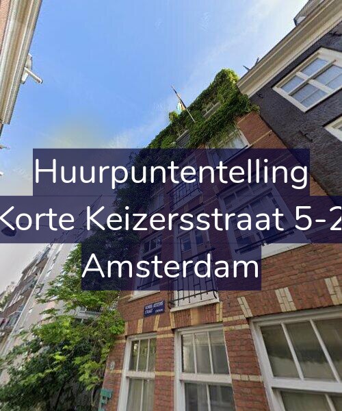 Foto gevel Huurpuntentelling voor Korte Keizersstraat 5-2, Amsterdam