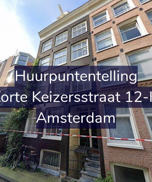Foto gevel Huurpuntentelling voor Korte Keizersstraat 12-H, Amsterdam