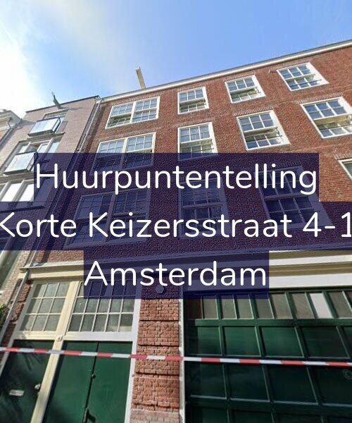 Foto gevel Huurpuntentelling voor Korte Keizersstraat 4-1, Amsterdam