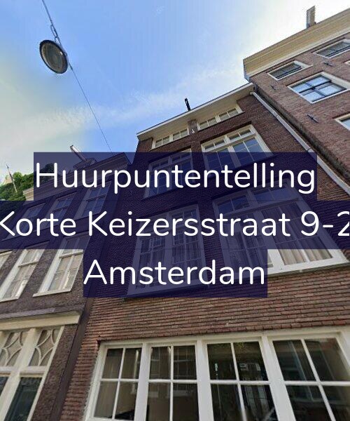 Foto gevel Huurpuntentelling voor Korte Keizersstraat 9-2, Amsterdam