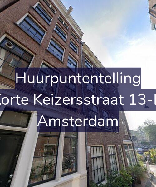 Foto gevel Huurpuntentelling voor Korte Keizersstraat 13-D, Amsterdam