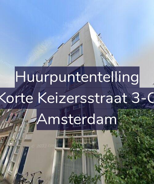 Foto gevel Huurpuntentelling voor Korte Keizersstraat 3-C, Amsterdam