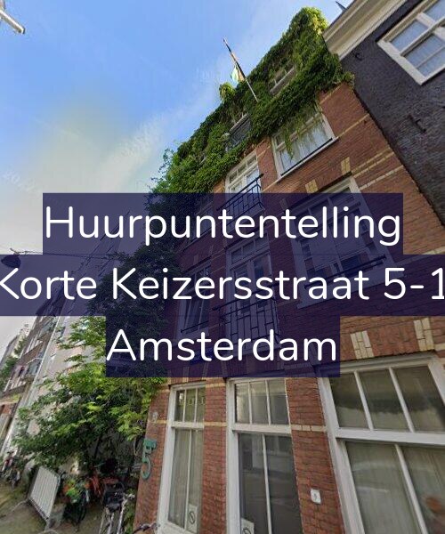 Foto gevel Huurpuntentelling voor Korte Keizersstraat 5-1, Amsterdam