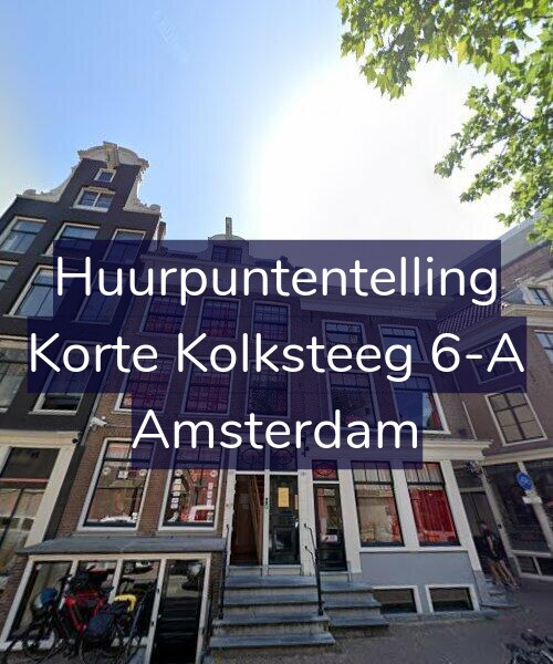 Foto gevel Huurpuntentelling voor Korte Kolksteeg 6-A, Amsterdam