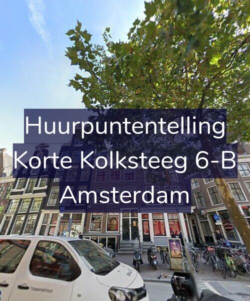 Foto gevel Huurpuntentelling voor Korte Kolksteeg 6-B, Amsterdam