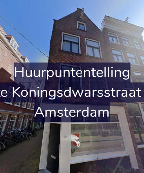 Foto gevel Huurpuntentelling voor Korte Koningsdwarsstraat 9-H, Amsterdam