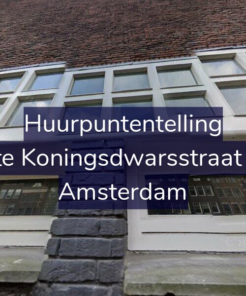 Foto gevel Huurpuntentelling voor Korte Koningsdwarsstraat 4-B, Amsterdam