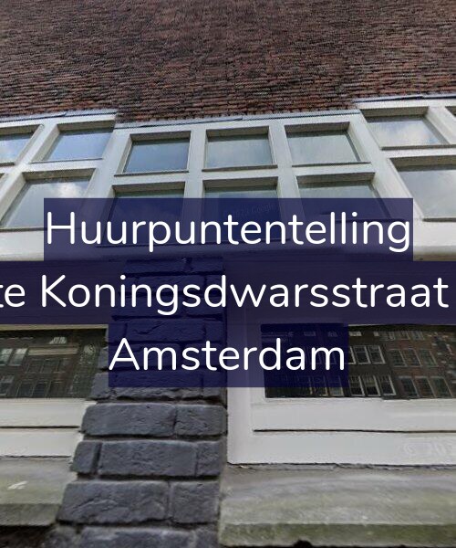 Foto gevel Huurpuntentelling voor Korte Koningsdwarsstraat 4-C, Amsterdam