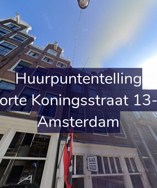Foto gevel Huurpuntentelling voor Korte Koningsstraat 13-2, Amsterdam