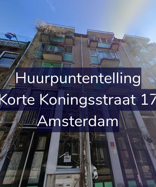 Foto gevel Huurpuntentelling voor Korte Koningsstraat 17, Amsterdam
