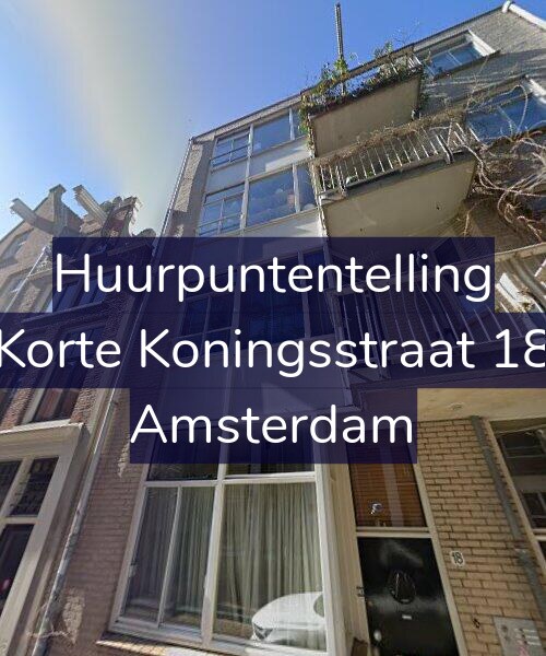 Foto gevel Huurpuntentelling voor Korte Koningsstraat 18, Amsterdam