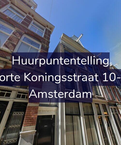 Foto gevel Huurpuntentelling voor Korte Koningsstraat 10-B, Amsterdam