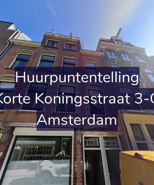 Foto gevel Huurpuntentelling voor Korte Koningsstraat 3-C, Amsterdam