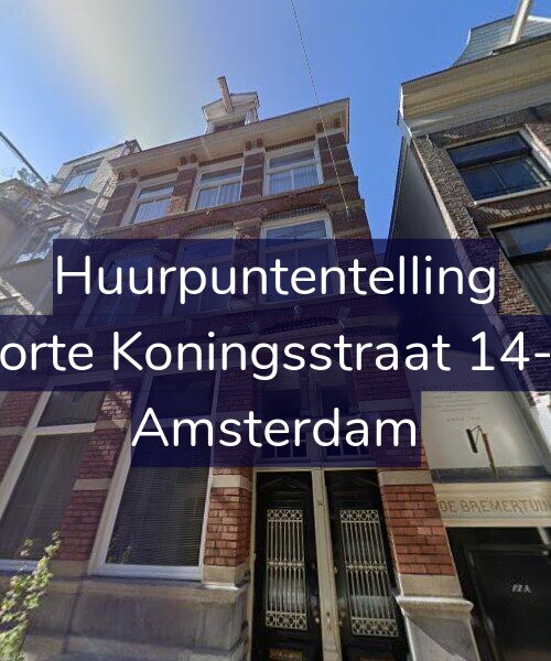 Foto gevel Huurpuntentelling voor Korte Koningsstraat 14-1, Amsterdam