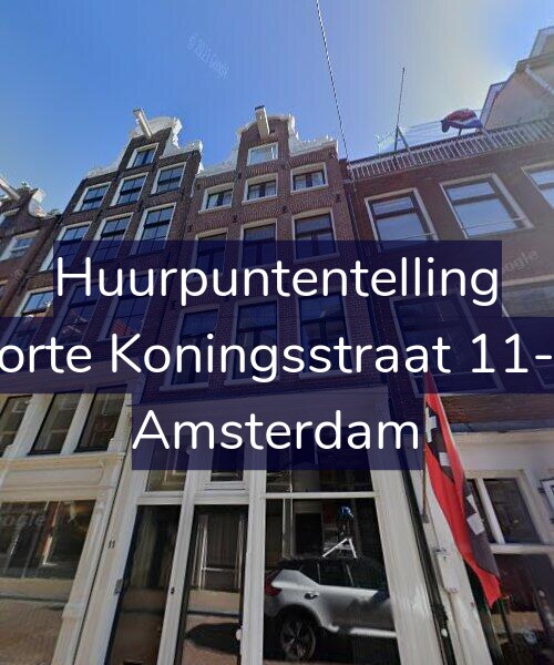 Foto gevel Huurpuntentelling voor Korte Koningsstraat 11-C, Amsterdam