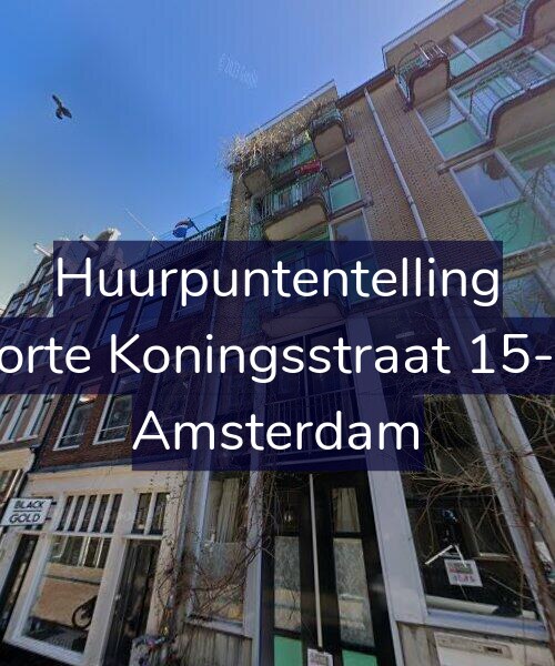 Foto gevel Huurpuntentelling voor Korte Koningsstraat 15-D, Amsterdam