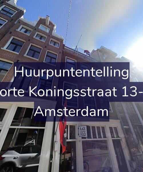Foto gevel Huurpuntentelling voor Korte Koningsstraat 13-1, Amsterdam