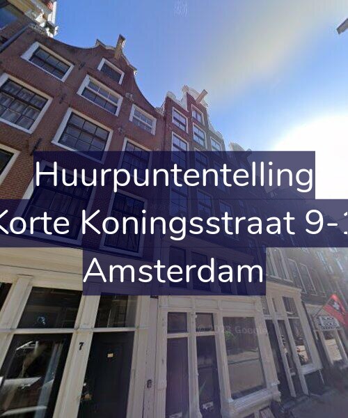 Foto gevel Huurpuntentelling voor Korte Koningsstraat 9-1, Amsterdam
