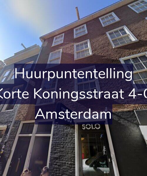 Foto gevel Huurpuntentelling voor Korte Koningsstraat 4-C, Amsterdam
