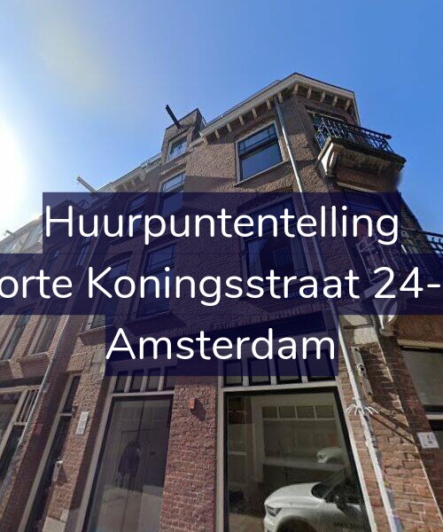 Foto gevel Huurpuntentelling voor Korte Koningsstraat 24-D, Amsterdam