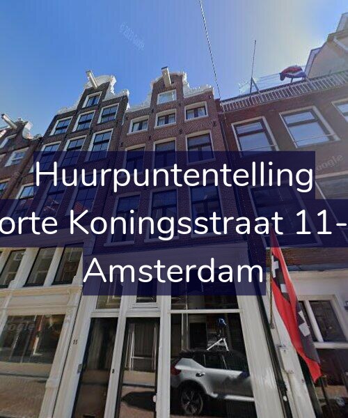 Foto gevel Huurpuntentelling voor Korte Koningsstraat 11-B, Amsterdam