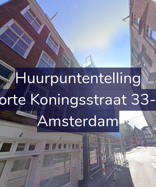Foto gevel Huurpuntentelling voor Korte Koningsstraat 33-A, Amsterdam