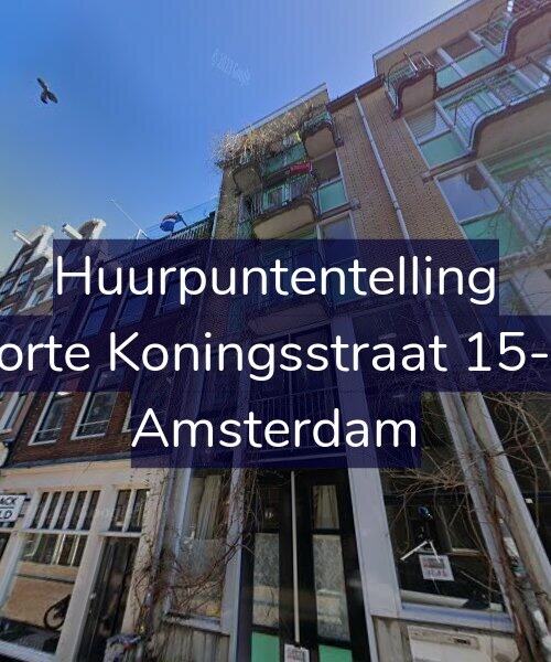 Foto gevel Huurpuntentelling voor Korte Koningsstraat 15-A, Amsterdam