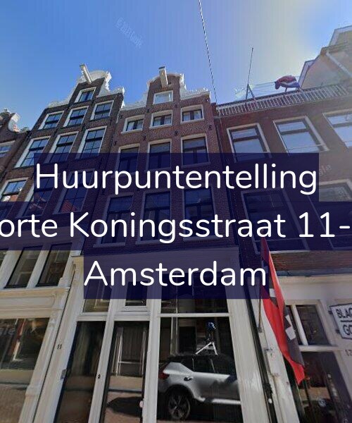 Foto gevel Huurpuntentelling voor Korte Koningsstraat 11-A, Amsterdam