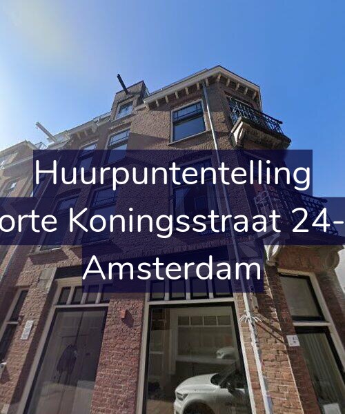 Foto gevel Huurpuntentelling voor Korte Koningsstraat 24-C, Amsterdam