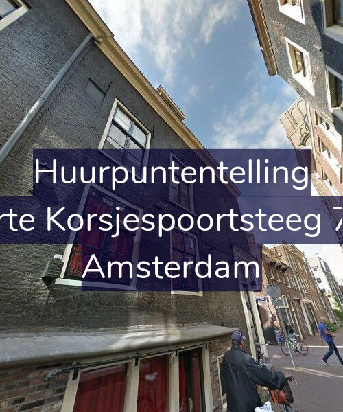 Foto gevel Huurpuntentelling voor Korte Korsjespoortsteeg 7-B, Amsterdam