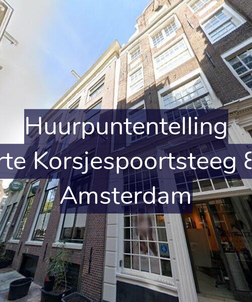 Foto gevel Huurpuntentelling voor Korte Korsjespoortsteeg 8-C, Amsterdam