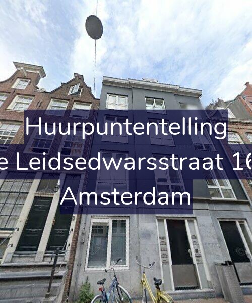 Foto gevel Huurpuntentelling voor Korte Leidsedwarsstraat 167-D, Amsterdam