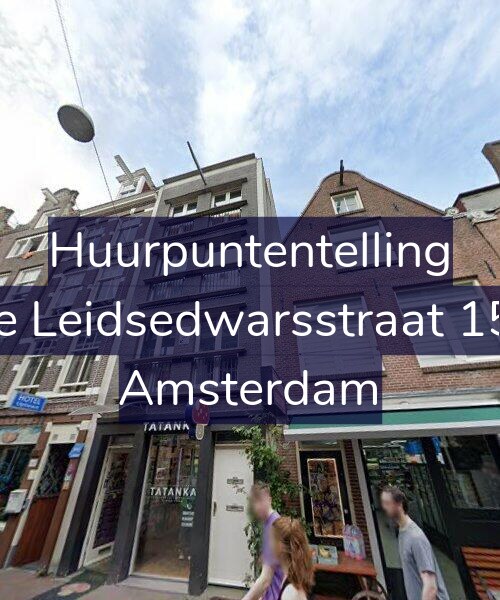 Foto gevel Huurpuntentelling voor Korte Leidsedwarsstraat 151-C, Amsterdam