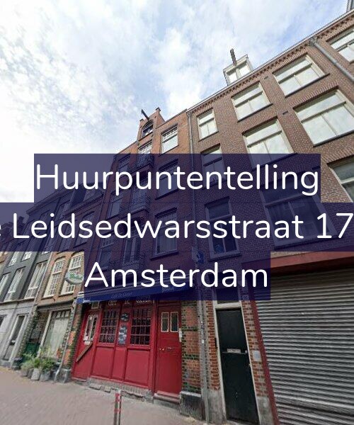 Foto gevel Huurpuntentelling voor Korte Leidsedwarsstraat 179-3V, Amsterdam