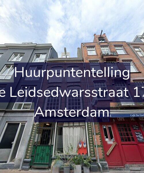 Foto gevel Huurpuntentelling voor Korte Leidsedwarsstraat 171-2, Amsterdam