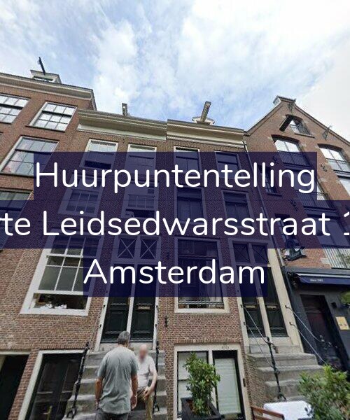 Foto gevel Huurpuntentelling voor Korte Leidsedwarsstraat 199, Amsterdam