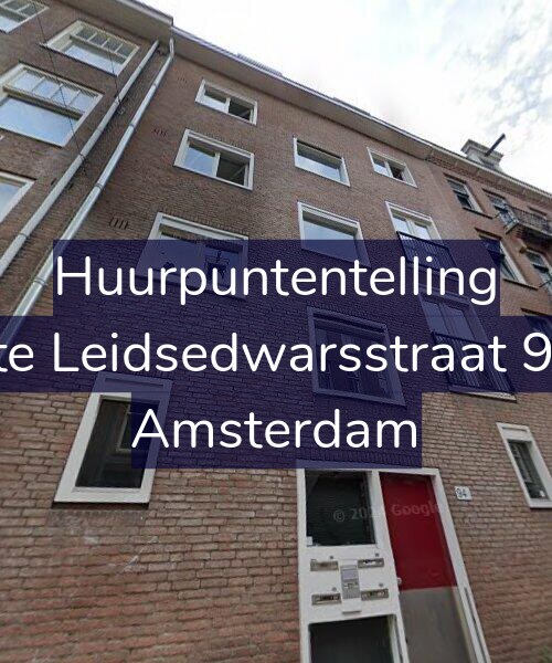 Foto gevel Huurpuntentelling voor Korte Leidsedwarsstraat 94-B, Amsterdam