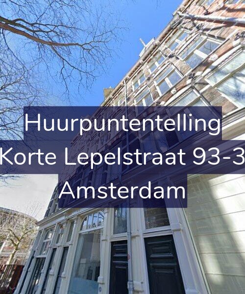 Foto gevel Huurpuntentelling voor Korte Lepelstraat 93-3, Amsterdam
