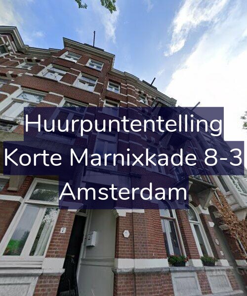 Foto gevel Huurpuntentelling voor Korte Marnixkade 8-3, Amsterdam