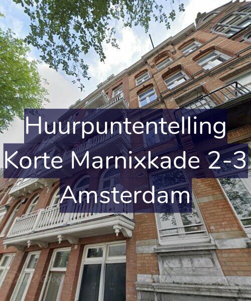 Foto gevel Huurpuntentelling voor Korte Marnixkade 2-3, Amsterdam