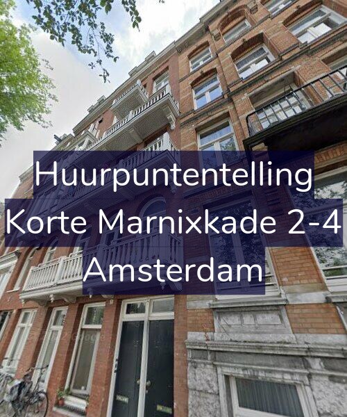 Foto gevel Huurpuntentelling voor Korte Marnixkade 2-4, Amsterdam