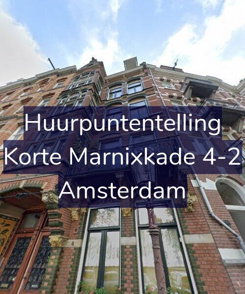 Foto gevel Huurpuntentelling voor Korte Marnixkade 4-2, Amsterdam