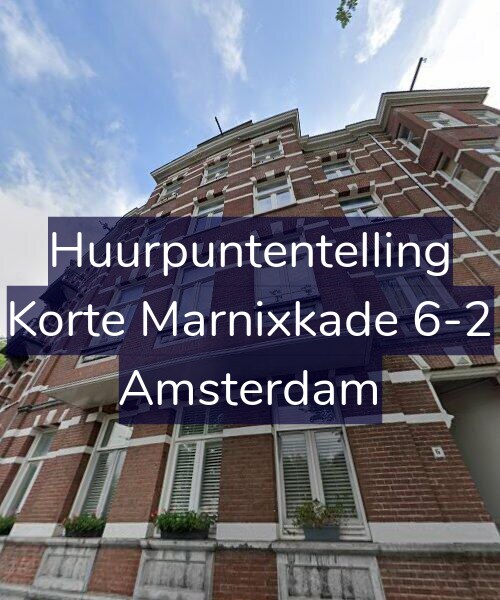 Foto gevel Huurpuntentelling voor Korte Marnixkade 6-2, Amsterdam