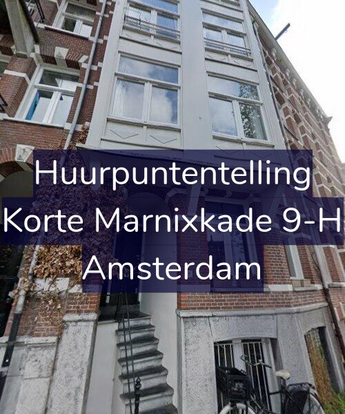 Foto gevel Huurpuntentelling voor Korte Marnixkade 9-H, Amsterdam