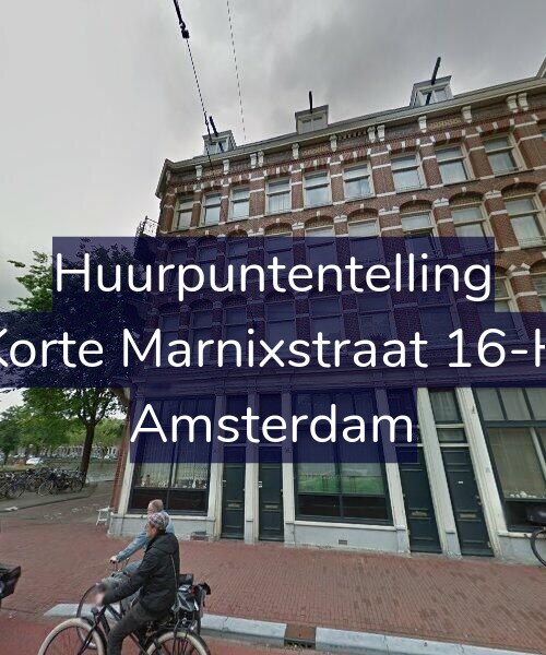 Foto gevel Huurpuntentelling voor Korte Marnixstraat 16-H, Amsterdam