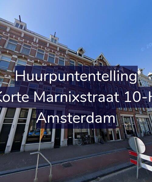 Foto gevel Huurpuntentelling voor Korte Marnixstraat 10-H, Amsterdam