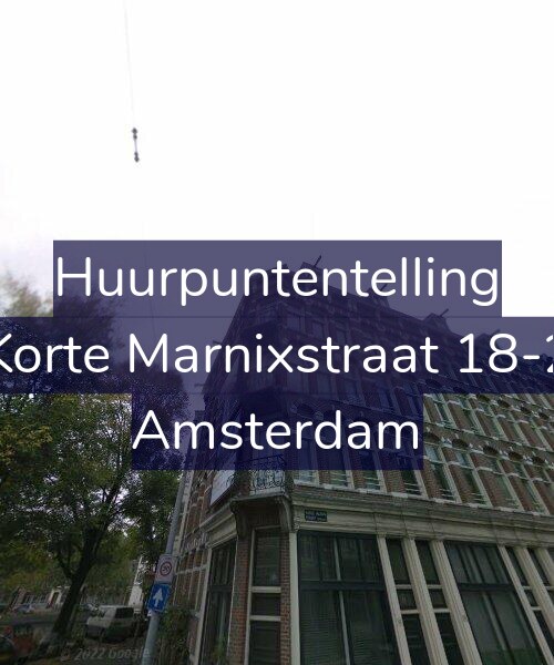 Foto gevel Huurpuntentelling voor Korte Marnixstraat 18-2, Amsterdam