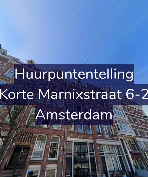 Foto gevel Huurpuntentelling voor Korte Marnixstraat 6-2, Amsterdam
